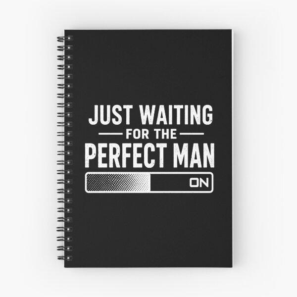 Item preview, Just Waiting For The Perfect Man, Funny Singles Gift designed and sold by CloudyPress.
