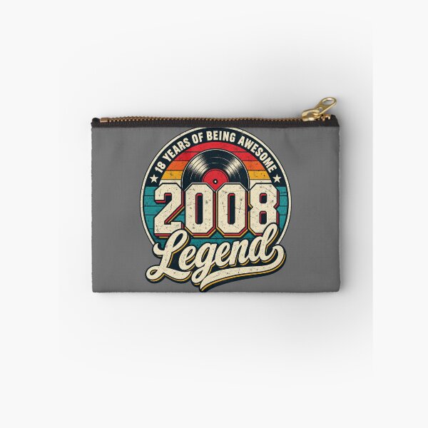 Item preview, Born in 2008 18th Birthday Vinyl Legend designed and sold by POD DYNASTY | Original Print On Demand T-Shirt Graphics.