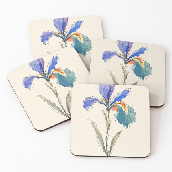 Item preview, Blue Iris Whisper designed and sold by InkfloraMuse.