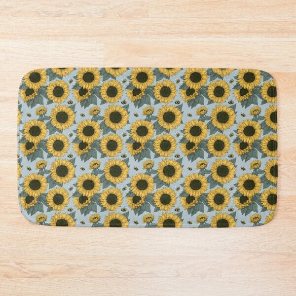 Item preview, Classic Summer Garden Sunflower & Bee Art designed and sold by TJ Art and Camera.