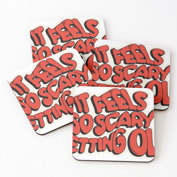 Item preview, It feels so scary getting old Lorde Ribs Lyrics Retro Groovy Typography designed and sold by cezzarie.