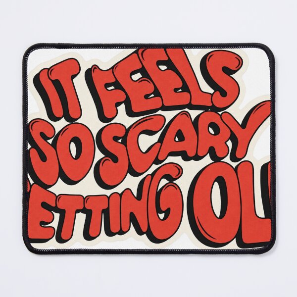 Item preview, It feels so scary getting old Lorde Ribs Lyrics Retro Groovy Typography designed and sold by cezzarie.