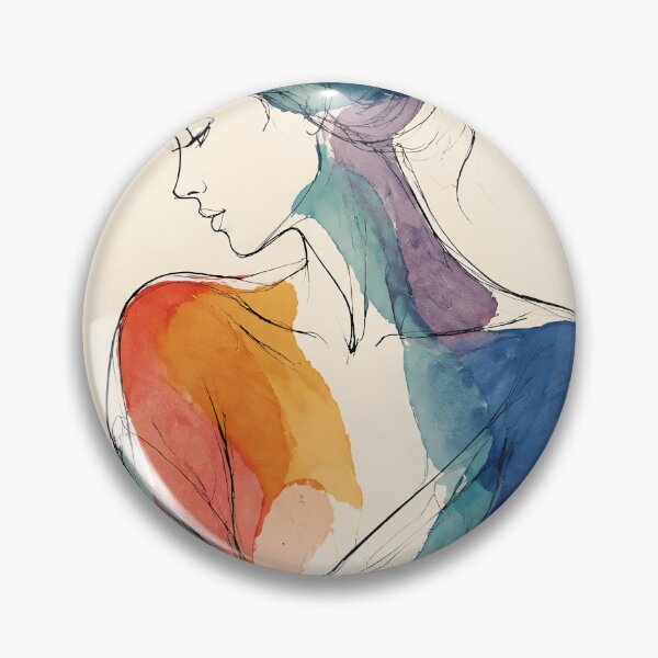 Item preview, Quiet Chromatic Portrait designed and sold by InkfloraMuse.