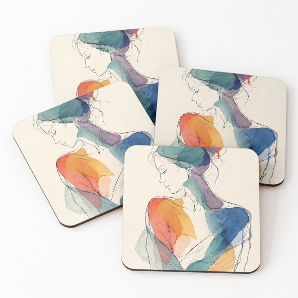 Item preview, Quiet Chromatic Portrait designed and sold by InkfloraMuse.