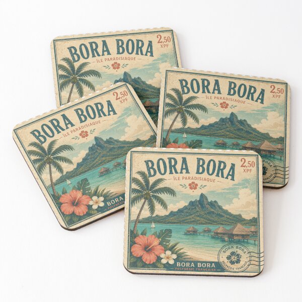 Item preview, Bora Bora stamp designed and sold by THE Company.