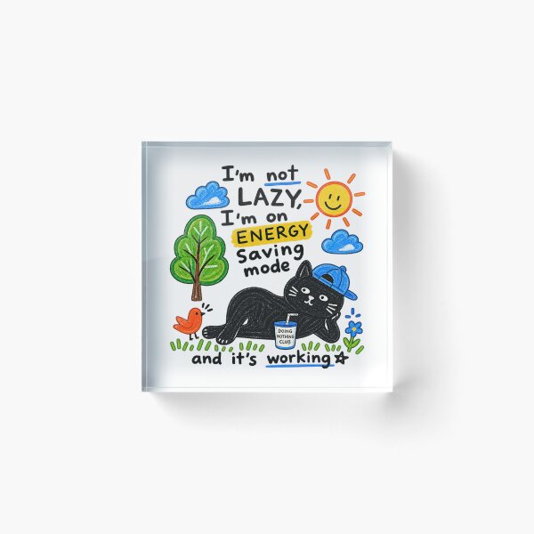 Item preview, Energy Saving Mode designed and sold by kawaiiplaze.