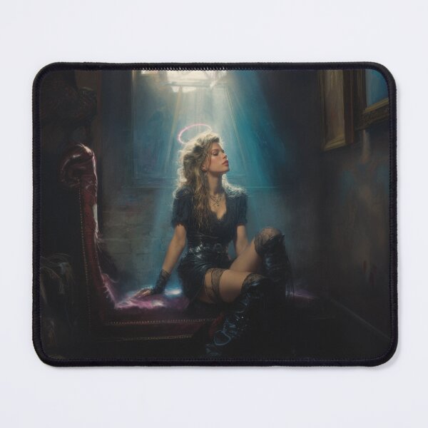 Item preview, Gothic Woman Beneath a Glowing Halo designed and sold by Shannon Hilson.