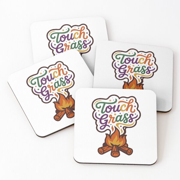Item preview, Touch Grass Campfire designed and sold by AliveStyle.