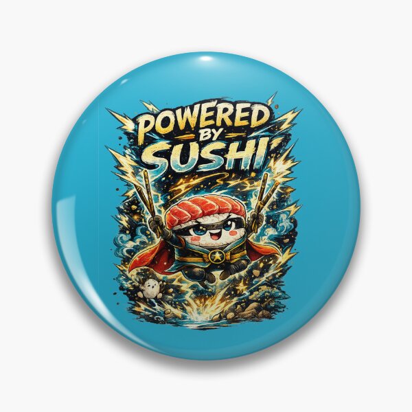 Artikelvorschau, Powered by Sushi – Niedliches Superhelden-Sushi entworfen und verkauft von Gee-Na.