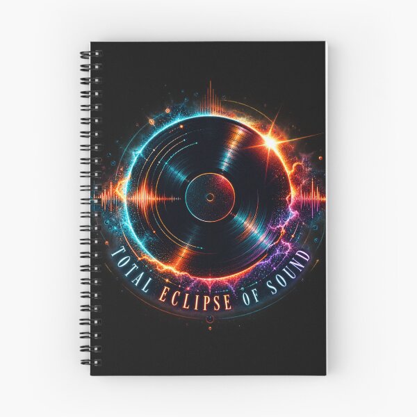 Item preview, Total Eclipse of Sound – Minimal Neon Vinyl designed and sold by Golden Era Studio.