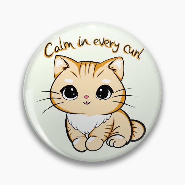 Item preview, Calm in Every Curl Cat designed and sold by Phyllya Design.