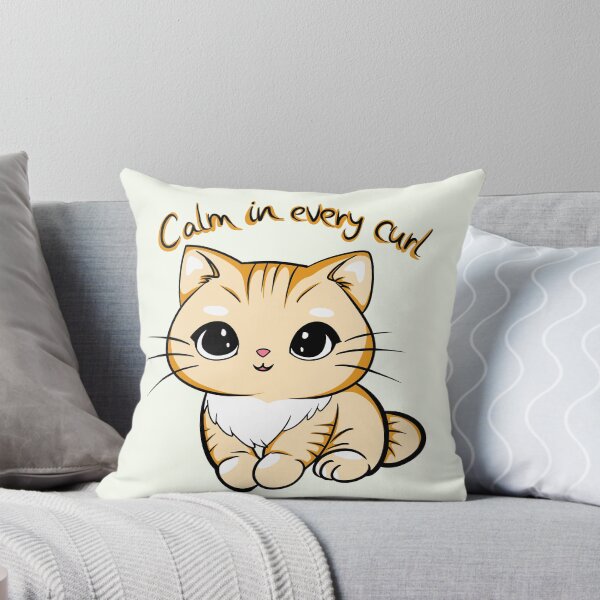 Item preview, Calm in Every Curl Cat designed and sold by Phyllya Design.