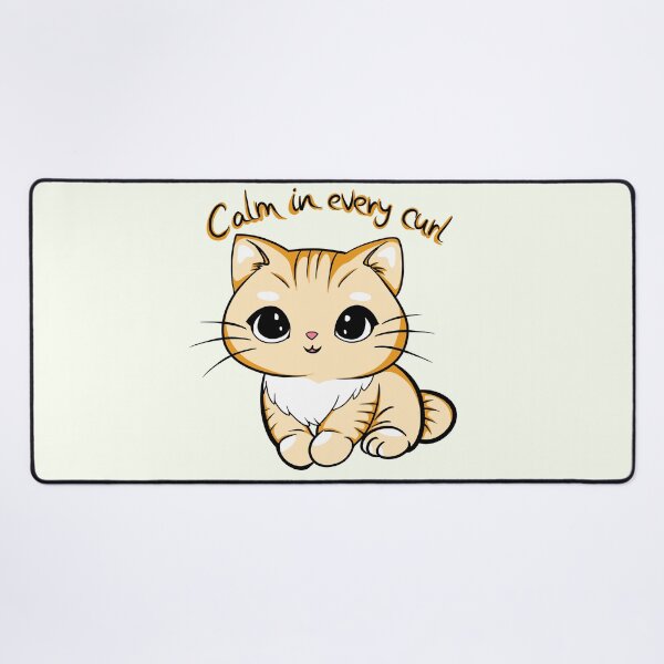 Item preview, Calm in Every Curl Cat designed and sold by Phyllya Design.