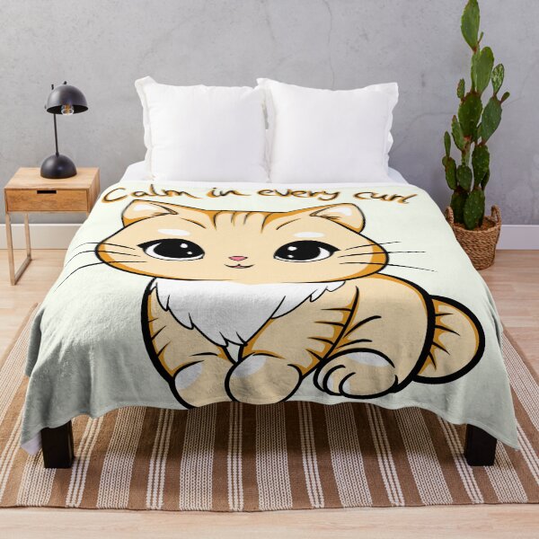 Item preview, Calm in Every Curl Cat designed and sold by Phyllya Design.