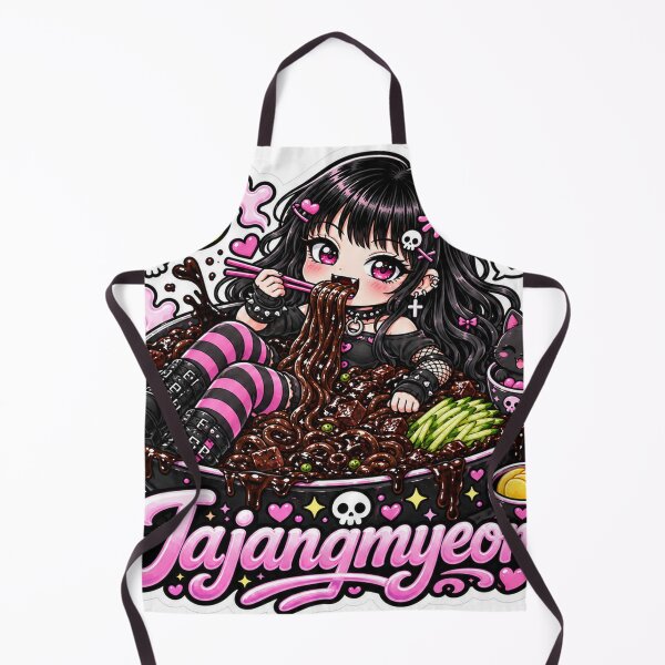 Item preview, Goth Food Gremlin Loves Jajangmyeon designed and sold by AnnekeJordaan.