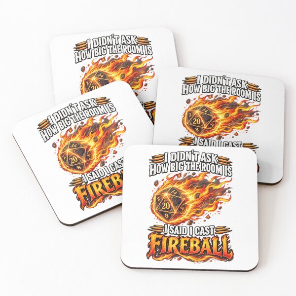Item preview, Funny Tabletop RPG Fireball Dice – I Cast Fireball designed and sold by Ayden World.