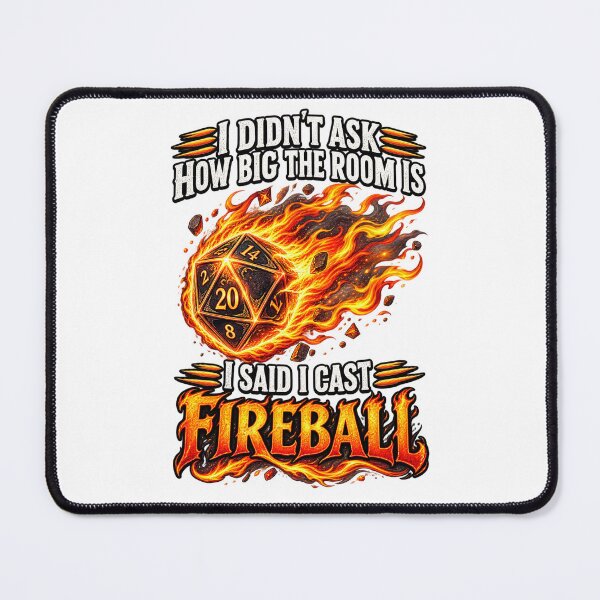 Item preview, Funny Tabletop RPG Fireball Dice – I Cast Fireball designed and sold by Ayden World.