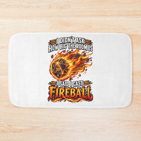 Item preview, Funny Tabletop RPG Fireball Dice – I Cast Fireball designed and sold by Ayden World.
