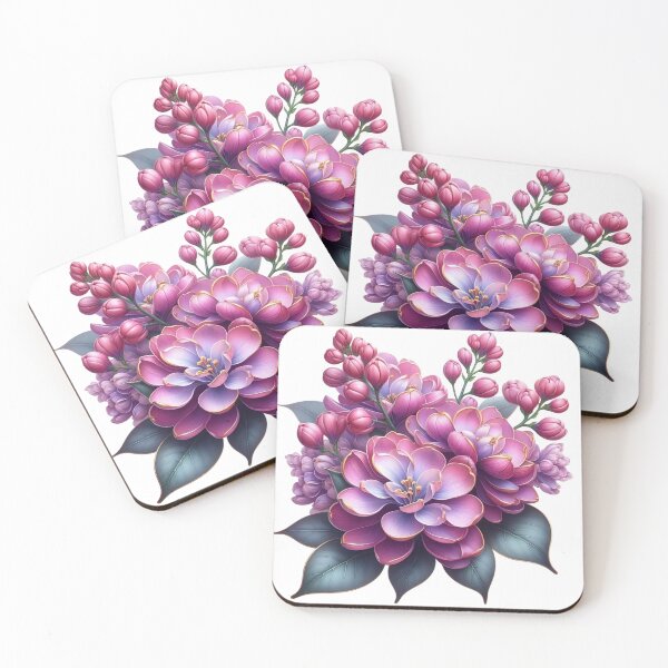 Item preview, Enchanted Violet Blossom Bouquet designed and sold by sariptadinjala.