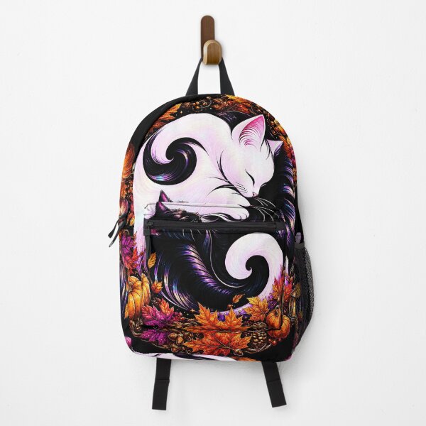 Item preview, ⚖️ PURRFECTLY BALANCED COLLECTION ⚖️ - FOUR SEASONS CATS - Autumn Leaves designed and sold by WheelieGdArt.