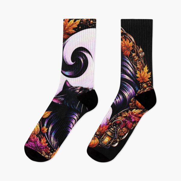 Item preview, ⚖️ PURRFECTLY BALANCED COLLECTION ⚖️ - FOUR SEASONS CATS - Autumn Leaves designed and sold by WheelieGdArt.