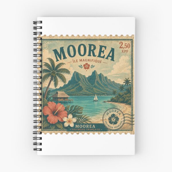 Item preview, Moorea stamp designed and sold by THE Company.