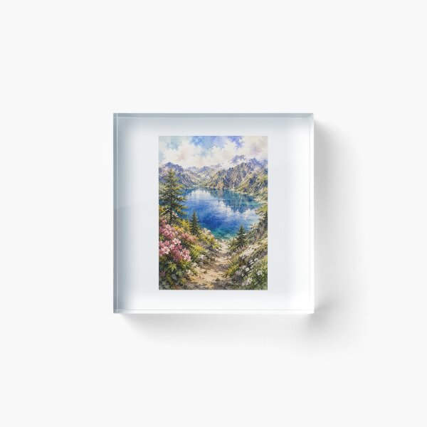 Item preview, A Path to the Peaks designed and sold by WildSkyMuse.