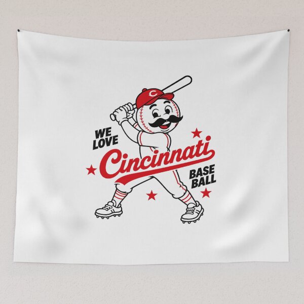Item preview,  We Love Cincinnati Baseball Mr. Redlegs-Minimalist designed and sold by GhostDawgs.