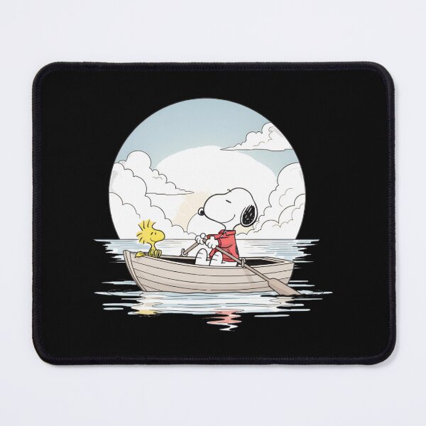 Item preview, Snoopy & Woodstock Rowboat Design – Cute Peanuts Nautical Illustration ⭐⭐⭐⭐⭐ designed and sold by inspiration77x7.