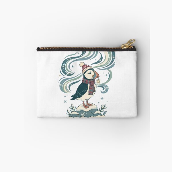Item preview, Cozy Puffin Christmas Coastal Art / Puffin Lover / Nordic Coastal Christmas designed and sold by VibranPalette.