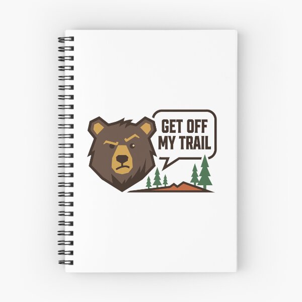 Item preview, Bear Hiking Trail Forest Wildlife Retro Design designed and sold by AliveStyle.