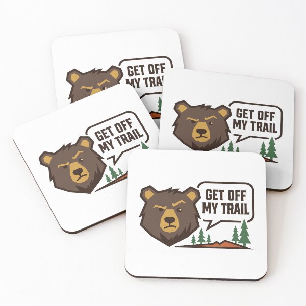 Item preview, Get Off My Trail Angry Bear designed and sold by AliveStyle.