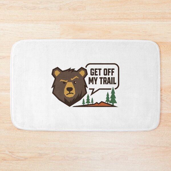 Item preview, Bear Hiking Trail Forest Wildlife Retro Design designed and sold by AliveStyle.