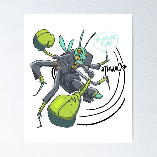 Item preview, The Boxing Mantis designed and sold by MrFantasia.