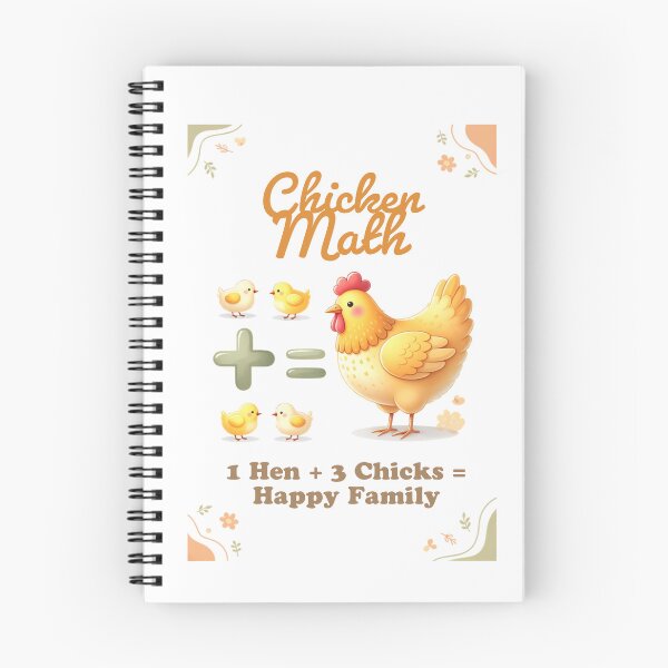 Item preview, Chicken Math Cute Cartoon Style designed and sold by Bennie Singh.