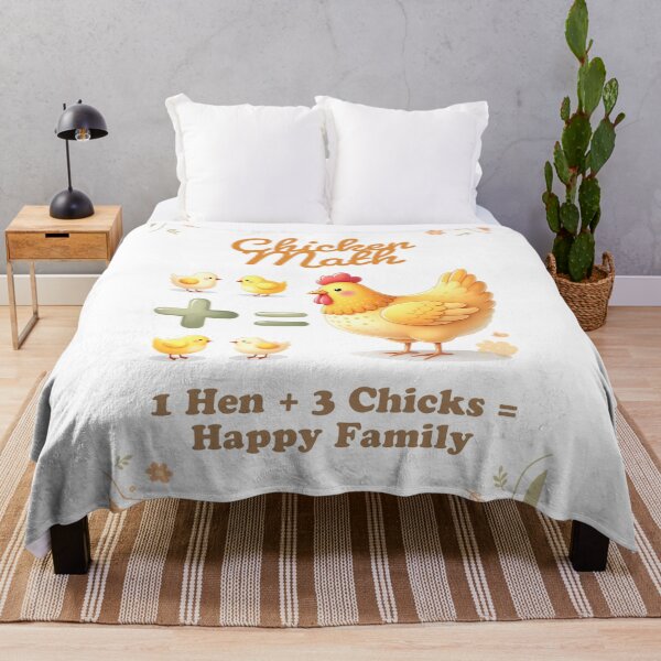 Item preview, Chicken Math Cute Cartoon Style designed and sold by Bennie Singh.