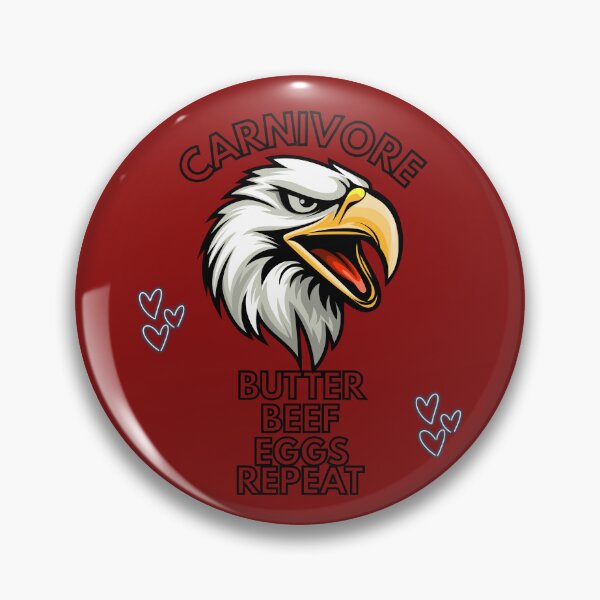 Item preview, CARNIVORE EAGLE BUTTER BEEF EGGS REPEAT designed and sold by CarnivoreGifts.