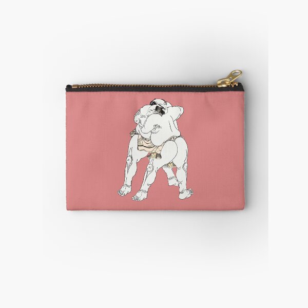 Item preview, Japanese Sumo Wrestler - Modern Ukiyo-e Art - Minimalist Japanese Design, Pink designed and sold by Black Swallow.