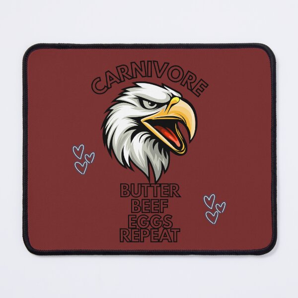 Item preview, CARNIVORE EAGLE BUTTER BEEF EGGS REPEAT designed and sold by CarnivoreGifts.