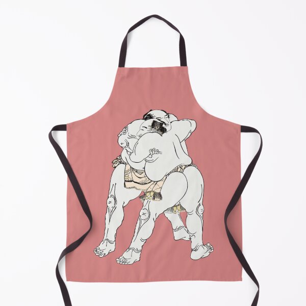 Item preview, Japanese Sumo Wrestler - Modern Ukiyo-e Art - Minimalist Japanese Design, Pink designed and sold by Black Swallow.