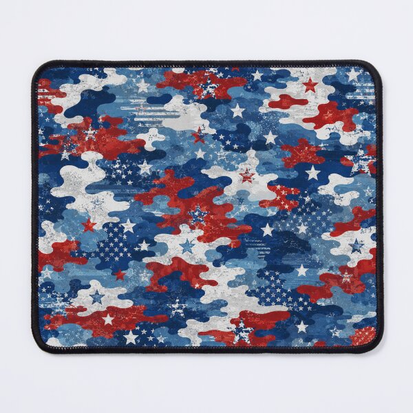 Item preview, Distressed American Flag Camo Pattern designed and sold by Military Insignia Products.