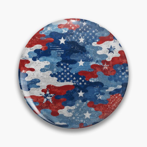Item preview, Distressed American Flag Camo Pattern designed and sold by Military Insignia Products.