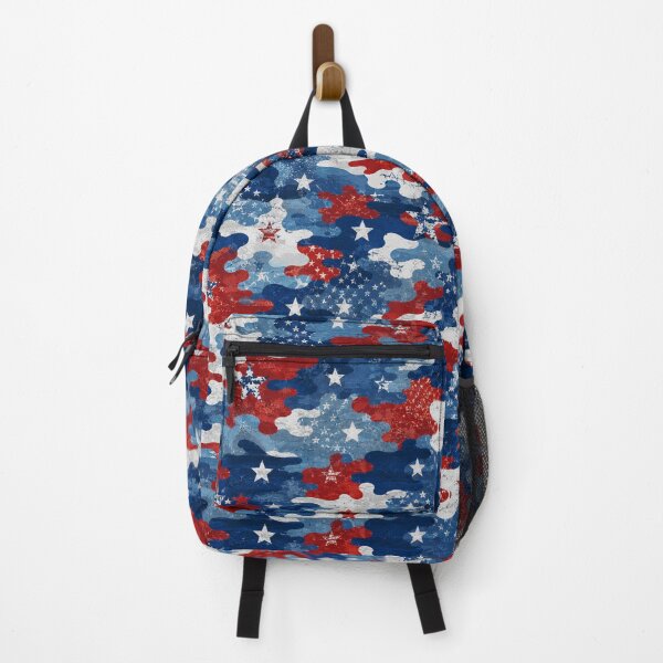 Item preview, Distressed American Flag Camo Pattern designed and sold by Military Insignia Products.