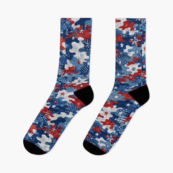 Item preview, Distressed American Flag Camo Pattern designed and sold by Military Insignia Products.