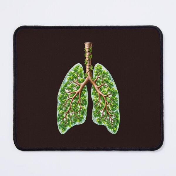Item preview, Breathe Green – Nature Lungs Tree of Life Environmental Art designed and sold by Ishratparween11.