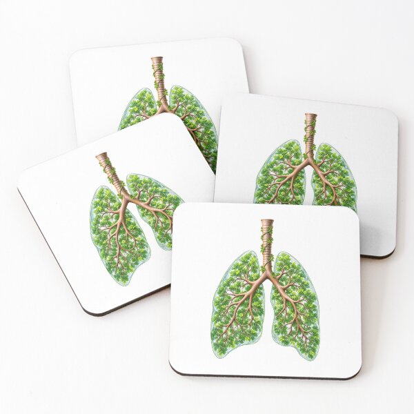 Item preview, Breathe Green – Nature Lungs Tree of Life Environmental Art designed and sold by Ishratparween11.