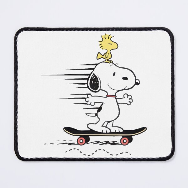 Item preview, Snoopy And Woodstock Skateboarding Fun - Cute Peanuts Cartoon Skater Design PERFECT GIFT FOR YOU AND FRIENDS designed and sold by inspiration77x7.