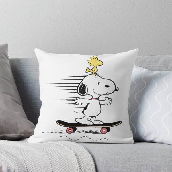 Item preview, Snoopy And Woodstock Skateboarding Fun - Cute Peanuts Cartoon Skater Design PERFECT GIFT FOR YOU AND FRIENDS designed and sold by inspiration77x7.