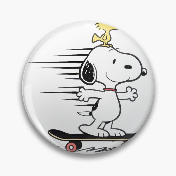 Item preview, Snoopy And Woodstock Skateboarding Fun - Cute Peanuts Cartoon Skater Design PERFECT GIFT FOR YOU AND FRIENDS designed and sold by inspiration77x7.