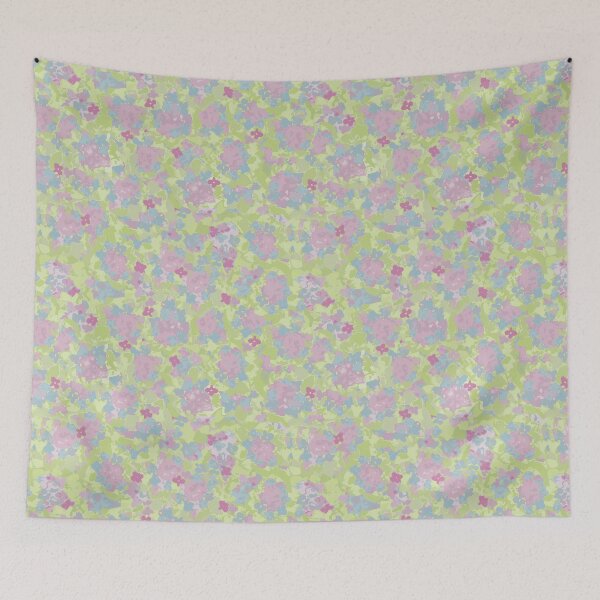 Item preview, Mod 60s Spinner Hydrangeas in Everlasting Summer designed and sold by FaireWaveArt.